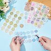 6 Sets 6 Styles PVC Adhesive Stickers DIY-CP0007-61-3