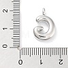 Rack Plating Brass Balloon Letter Pendants LS-KK-C050-01P-G-3