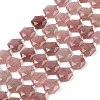 Natural Strawberry Quartz Beads Strands G-G144-A02-01-1