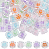 80Pcs Transparent Acrylic Beads OACR-SC0003-01-1