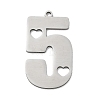 201 Stainless Steel Pendants SA-CBA3D3A-03P-1
