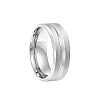 Grooved Titanium Steel Finger Rings for Men WG2ADDA-06-2