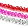Transparent Painted Glass Beads Strands LS-DGLA-A034-T4mm-A24-4