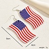 American Flag Earrings for Independence Day Celebration Party Wear Accessories BG2172-2-1