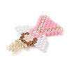 Beaded Angel Charms PALLOY-MZ01207-5