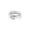 Brass Locking Jump Rings KK-S369-01P-02-1