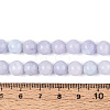 Natural Chalcedony Beads Strands G-S333-8mm-004-01-5