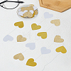 2Pcs Heart Glitter Paper Garland DIY-LP0006-39-1
