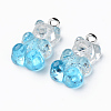 Transparent Resin Pendants RESI-R429-31A-3