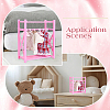 Plastic Mini Clothes Closet with Coat Hanger DOLL-WH0007-14A-5