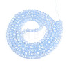 Baking Paint Glass Beads Strands DGLA-N015-4mm-06-2