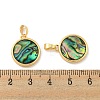 Natural Paua Shell Pendants KK-A214-17G-3