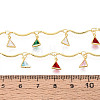 Brass Scalloped Bar Chains CHC-T018-05G-3