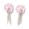 Handmade Polymer Clay Rhinestone Beads CLAY-Z006-02E-1