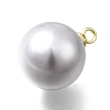 ABS Plastic Imitation Pearl Pendants FIND-H052-01G-02G-2