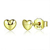 925 Sterling Silver Stud Earrings EJEW-FF0008-002G-1