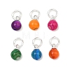 Dyed Natural Freshwater Shell Pendants PALLOY-JF05339-03-1