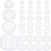 SOFPLATE 120Pcs 4 Style Silicone Clip on Earring Pads FIND-SP0001-01-1