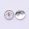 Alloy Mini Buttons PALLOY-WH0076-49B-P-2