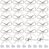 20Pcs Brass Stud Earring Findings KK-SC0008-01P-1