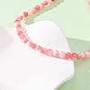 6MM Dyed Natural Green Jade Round Beaded Necklaces GG-CBAA808-04P-B-3