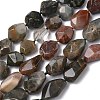 Natural Green Lodolite Quartz Beads Strands G-L650-N01-01-2