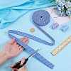 Polyester Stripe Pattern Ribbon OCOR-WH0078-541B-3