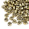 Plating Acrylic Beads PACR-Q010-03AG-1
