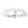 Fashionable Natural Quartz Crystal Chips Beaded Bracelets TI6720-12-1