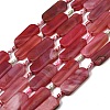 Dyed & Heated Natural Banded Agate Beads Strands GG-CBAB9C6-D04-01-1