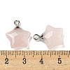 Natural Rose Quartz Pendants G-P540-01P-05-3