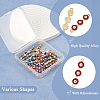  50Pcs 25 Styles Alloy Enamel Connector Charms FIND-TA0003-23-12