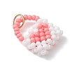 Glass Seed Beaded Handbag Pendants PALLOY-MZ01217-03-3