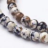 Synthetic Ocean White Jade Bead Strands X-G-J350-10mm-03-3