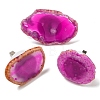 Dyed & Heatsd Natural Agate Slice USB Night Light Decoration G-Q170-01-3