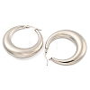 Tarnish Resistant 202 Stainless Steel Hoop Earrings EJEW-H003-41P-2