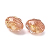 Two Tone Transparent Acrylic Beads OACR-D304-01F-2