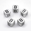 Plated Acrylic Beads PB43C9308-B-1