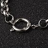 Tarnish Resistant 304 Stainless Steel Rolo Chain Bracelets BJEW-H477-04-3