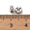 Brass Micro Pave Cubic Zirconia Beads KK-C072-22P-03-2