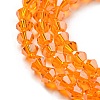 Transparent Electroplate Glass Beads Strands LS-GLAA-F029-3mm-C23-3