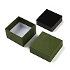 Cardboard Paper Jewelry Storage Boxes with Sponge CON-P023-01A-01-2