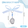9Pcs 316 Surgical Stainless Steel Locket Pendants PALLOY-ME00040-2