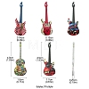 5Pcs 5 Styles Acrylic Pendants MACR-FS0001-74-4