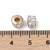 Alloy Rhinestone Clay Pave Beads ALRI-D300-01G-02-3