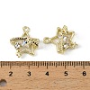Alloy Micro Pave Clear Cubic Zirconia Pendants FIND-H024-16G-3