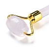 Cherry Quartz Glass Brass Face Massager MRMJ-G009-09G-3