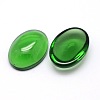 K9 Glass Cabochons Oval Flat Back Cabochons GGLA-L002B-04-1