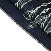 Polyester Woven Net/Web with Feather Pattern Wall Hanging Tapestry AJEW-M216-01D-4