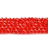 Transparent Glass Beads Strands LS-GLAA-H021-04-25-2